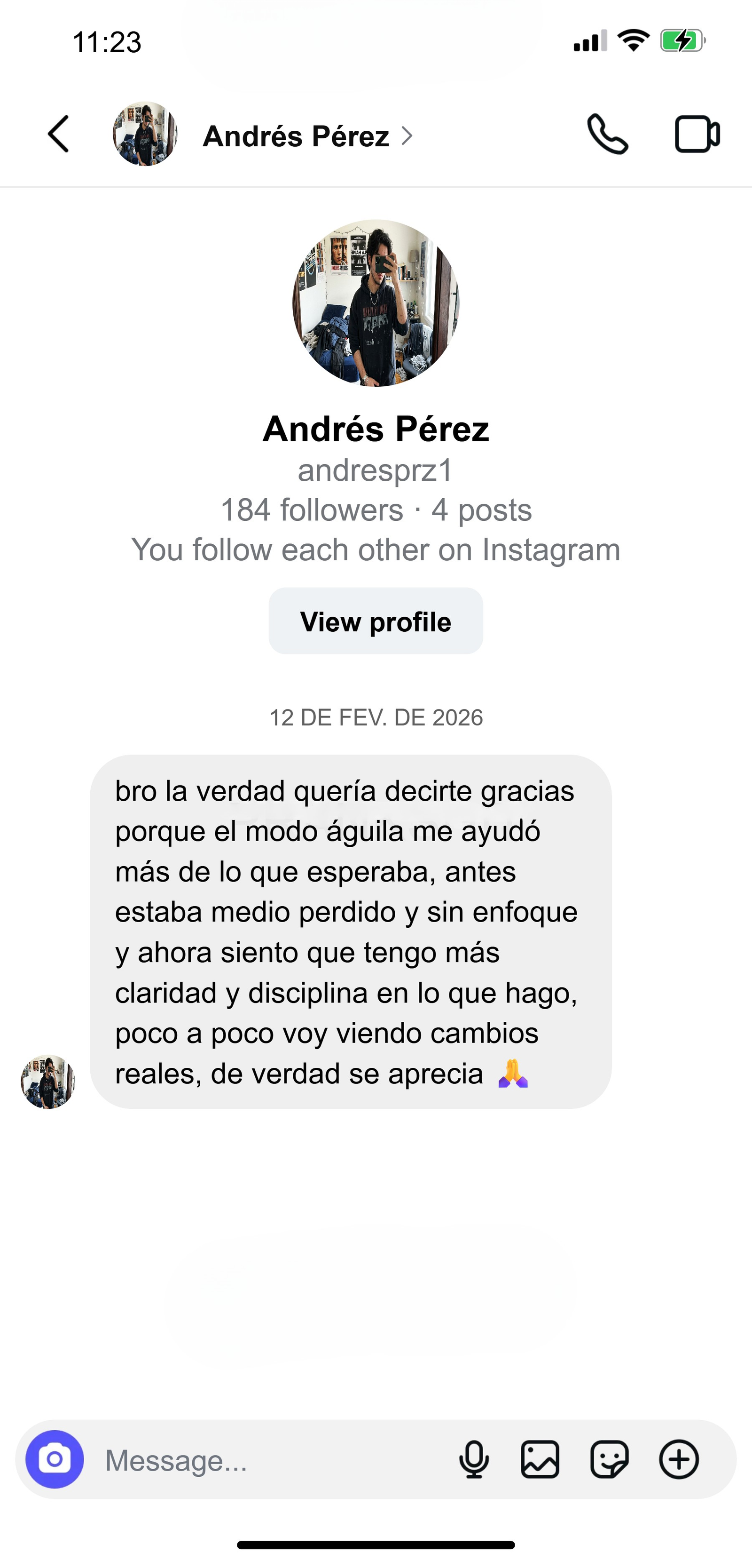 Resultado Andrés